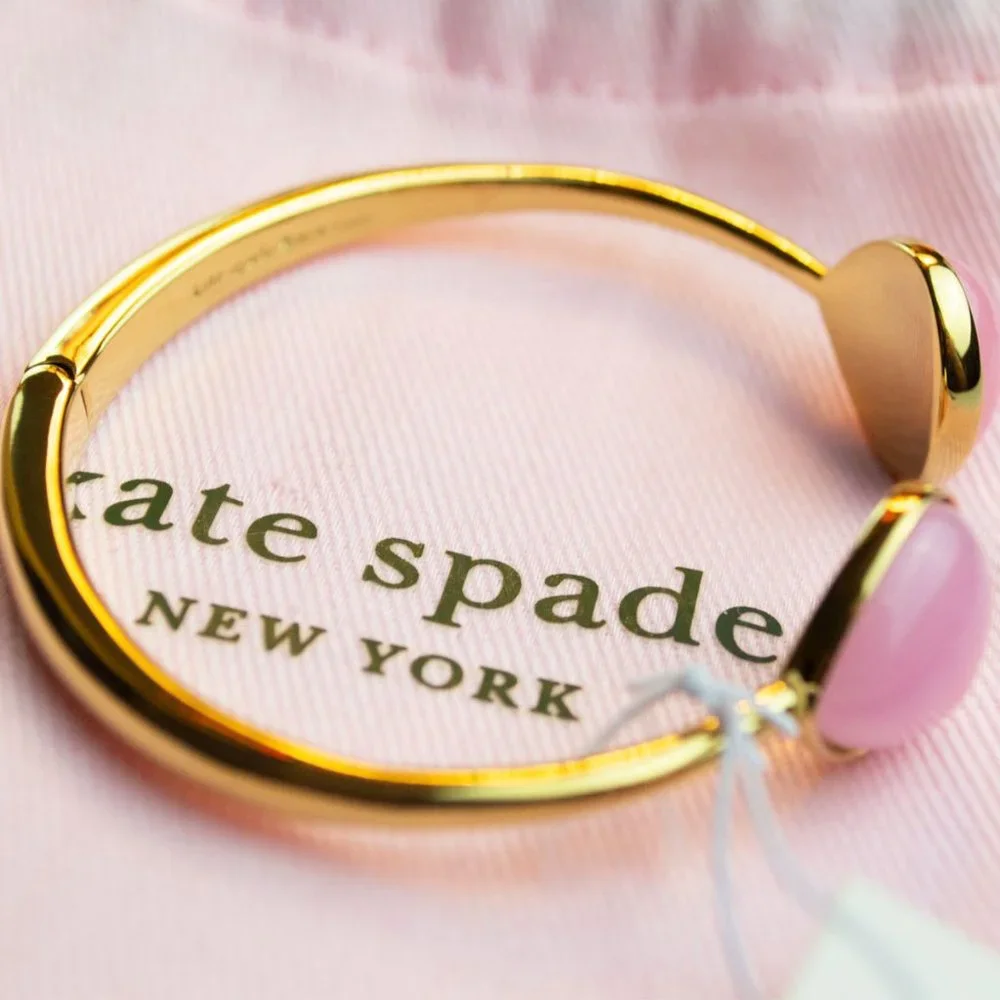 kate spade Pink Pearl Hinged Cuff Bracelet - Picture 8 of 10